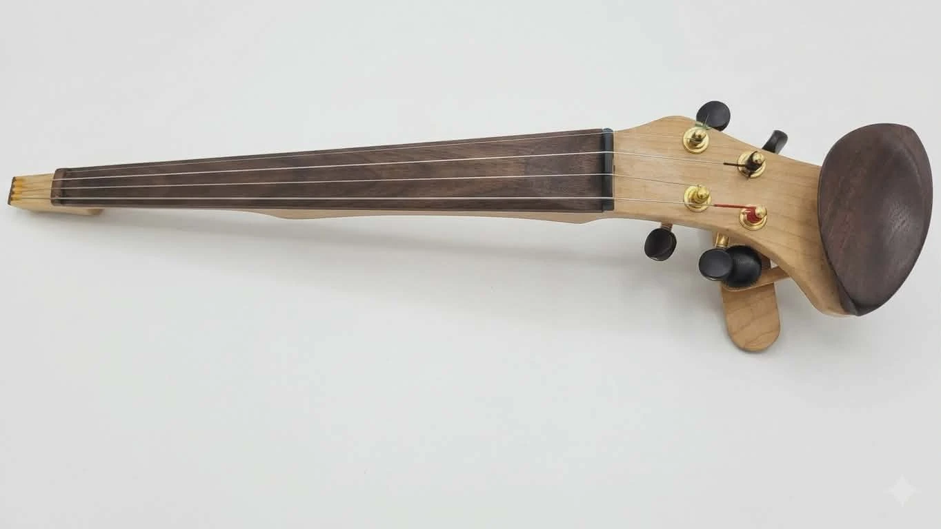Front view of the Koton electric violin